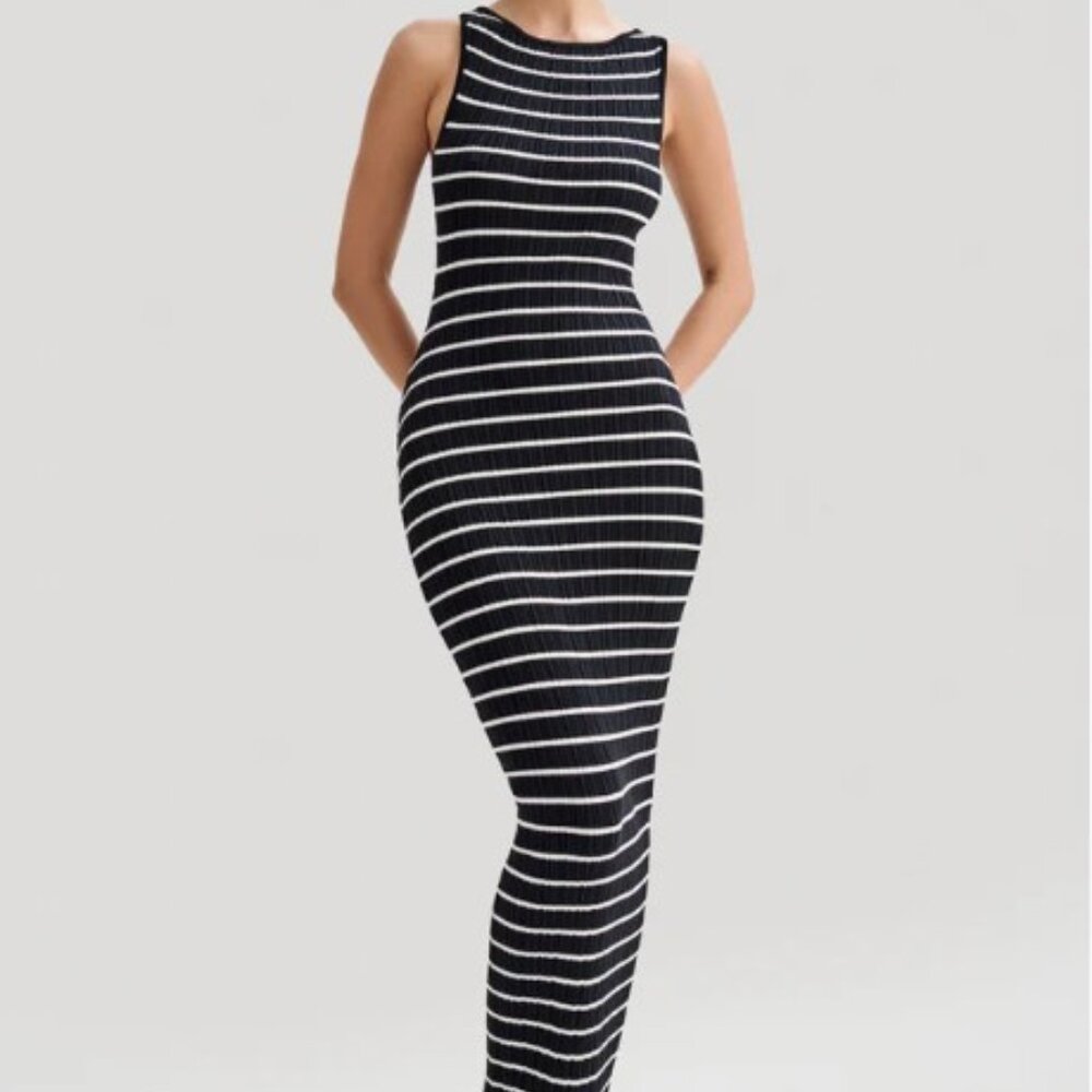 MESHKI SEEMA SLEEVELESS KNIT MAXI DRESS